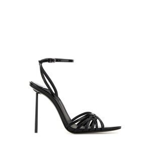 Le Silla Women Black Leather Synthetic Leather Bella Sandals